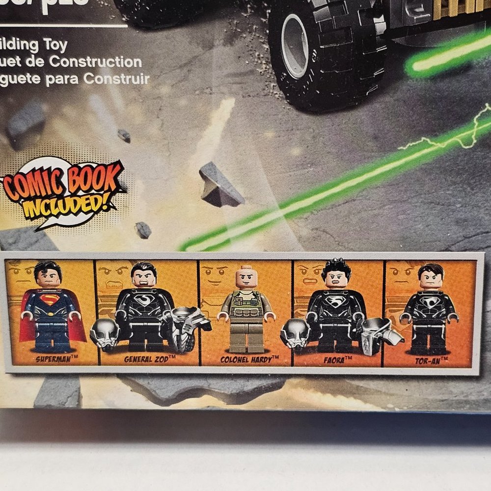 Lego Super Heroes DC Universe 76003 General ZOD Colonel Hardy FAORA TOR-AN READ - Picture 16 of 16